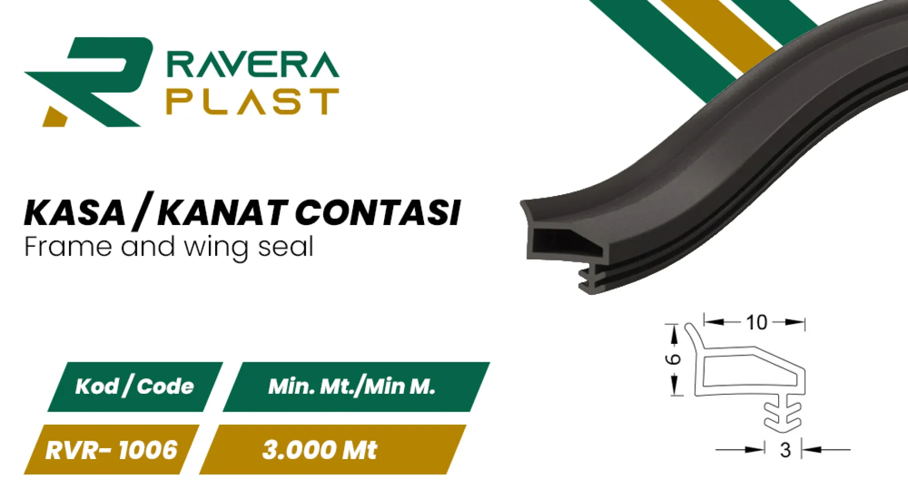 Kasa / Kanat Contası - RVR1006