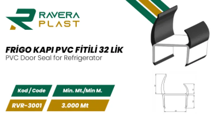 Frigo Kapı PVC Fitili 32'lik - RVR-3001