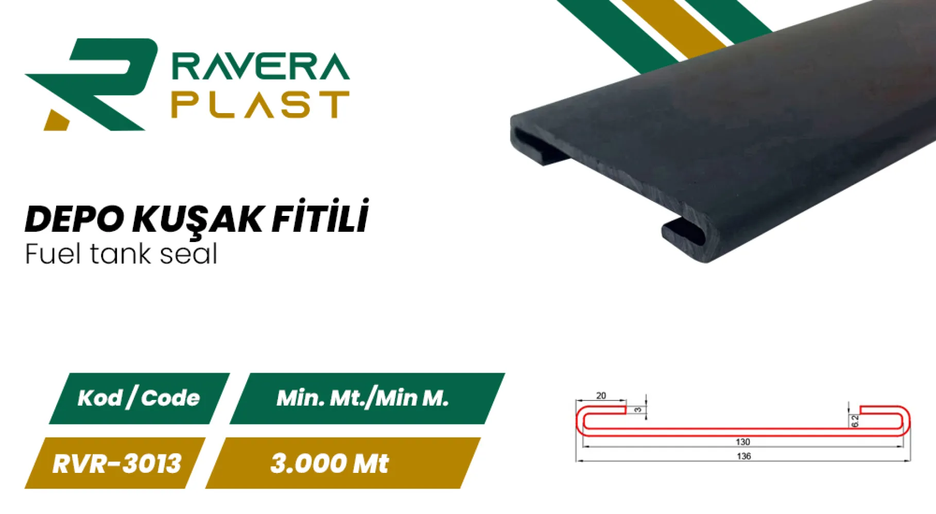 Depo Kuşak Fitili - RVR-3013